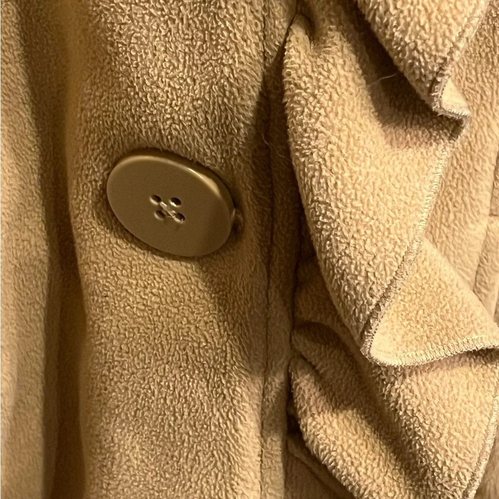 Fleece Ruffle Jacket Coat - Picture 12 of 14
